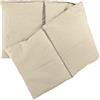 Giraffenland Cuscino bio con semi di grano e di segale bio, 60x20cm - 4 compartimenti -Tessuto bio naturale - Cuscino riscaldabile per la schiena, il ventre e molto altro. Terapia caldo e freddo Cuscino termico