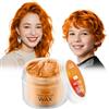 Magic Master Keratin Cera di colore dei capelli, colore istantaneo dei capelli Gel Magic Master Keratina lavaggio Temporaneo colore naturale, utilizzato per bambini, feste, Halloween (Arancione)