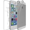ebestStar - Cover per iPhone SE 5S 5 Apple, Custodia Silicone Trasparente, Protezione TPU Antiurto, Morbida Sottile Slim, Trasparente + Vetro Temperato