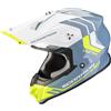 SCORPION Casco VX-16 EVO AIR FUSION Blu Giallo SCORPION XL