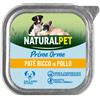 NaturalPet Prime Orme Dog Puppy Patè Gluten Free 150 gr - Pollo Cibo Umido per Cani