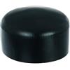 Alberts 831974 Copripalo per pali in metallo tondi, plastica, nero, per pali Ø 60 mm, Set da 10