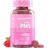 Novomins Integratori PMS per Donne | 60 Gommose | 500 Milioni CFU | Novomins | Gommose PMS con Vitamina B6, Magnesio | Equilibrio Ormonale per le Donne | Vegano e Senza Glutine