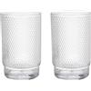 altri brand Set 2 bicchieri acqua in plastica trasparente 300 ml