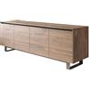 TavoloBello Madia Air con basamento in metallo da L.240 cm e H.78 cm - 4 ante - VOUCHER EXTRA 19% NEL CARRELLO