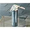 Flos Lampada da tavolo LED Chiara T finitura alluminio con bordo antracite