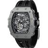 TSAR BOMBA Orologio Uomo Meccanico Automatico Tonneau Design Regalo Uomo con Cassa in Acciaio Inossidabile 316 50M Impermeabile Lusso Militare Sportivo Design Orologio da Polso