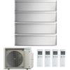 DAIKIN CONDIZIONATORE DAIKIN STYLISH SILVER QUADRI SPLIT 9000+9000+9000+9000 BTU INVERTER R32 4MXM68 A+++ WIFI