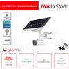 Hikvision DS-2XS2T47G1-LDH/4G/C18S40(4mm) - Telecamera Bullet a energia solare - Per esterno - 4MP - Ottica 4mm - 4G - PIR