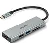 ESSAGER Hub USB C, 5 in 1 Docking Station Multiporta Adattatore con HDMI 4K@30Hz, USB 3.0, USB 2.0, SD3.0&TF, Ricarica 100W PD per MacBook Pro/Air, iPad Pro, Leggero e Portatile