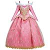 MYRISAM Ragazze Aurora Costume Vestito da Festa di Compleanno Bella Addormentata Principessa Carnevale Costumi Halloween Cosplay Natale Cerimonia Compleanno Abiti Partito 5-6 Anni