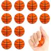 Wekuw 12pcs Palla Antistress Mini Pallone da Pallacanestro | Bambini Gioco Attività all'Aperto, Sportivi Palline PU, Interni Esterni Feste
