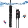 AQQA Riscaldatore per acquario, 300 W/500 W/800 W/1000 W/1200 W, per acquari con display digitale a LED e protezione da sovratemperatura, per acqua salata e dolce