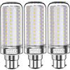 SAUGLAE Lampadine LED da 26W, 200W Equivalenti, Bianco Caldo 3000K, 3000Lm, B22, 3 Pezzi