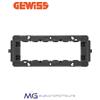 Gewiss GW24230 supporto 6 posti per placche Top System / Virna / Classic - SYSTEM