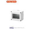 Gewiss GW27003 contenitore per apparecchi System - 3 posti
