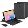 GUPENAA Custodia con Tastiera per Samsung Galaxy Tab S6 Lite 10.4'' 2022/2020 (SM-P610/P613/P615/P619) con Touchpad, 7 Colori Retroilluminati, Tastiera Magnetica Staccabile con Mouse Bluetooth