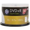 Hp Confezione DVD+R Hp 16x 4.7GB/120Min 50pz [DRE00026WIP]