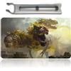 Four leaves MTG Playmat - Zacama, Primal Calamity | TOYS_AND_GAMES | Tappeto da gioco grande, in gomma, unisex, per adulti MTG TCG CCG | Include borsa gratuita