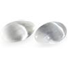 NKlaus 2X Selenite Naturale adulatore Mano 6,5x5cm Palma energia Pietra Meditazione Decorazione 15594