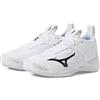 Mizuno Momento d'onda 2, Wave Momentum 0850-Scarpa da pallavolo, Misura 40 Donna, Bianco e Nero, 39 EU