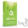 Airmax Unisex Sport Nasal Dilators One-Pack - Easy, Safe, and Comfortable Breathing Aid - Improves Airflow - Transparent - Medium