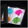 Lachineuse Cofanetto con 4 Buddha rieur in Colori