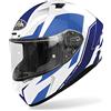 AIROH CASCO VALOR WINGS BLUE GLOSS XXL