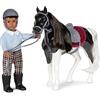 Lori - Landon e Luna - Mini Bambola Bambino e Cavallo Giocattolo - Playset per Bambini - 3 Anni +