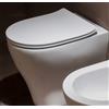 CERAMICA FLAMINIA Vaso filo muro Goclean Flaminia App completo di coprivaso rallentato slim
