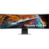 Monitor Gaming Samsung Odyssey OLED G9 G95SC (LS49CG950SUXEN) - 49″ OLED Curved, Dual QHD 5120×1440, 0,03 ms (GTG), 240Hz Max., FreeSync Premium Pro, HDR10+, Silver