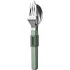 Mepal - Set di Posate 3 Pezzi Silueta - Lavabile in lavastoviglie - Servizio da tavola - Coltello, forchetta e Cucchiaio compreso Il Supporto - Nordic sage