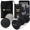 BOZEERA | Rullo Massaggio Piedi Set | 1x Rullo per Piedi, 1 x Palline Massaggio, 1 x Lacrosse Ball Massaggio | Per Gambe, Schiena | Pallina Massaggio Set Incl. Video, Poster e Borsa