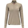 Salewa Puez Waffle Hyb Pl Softshell Jacket Beige L Donna