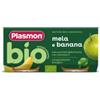 PLASMON OMOGENEIZZATO MELA BANANA BIO 2PZ X 80 GR. DAL 6° MESE