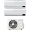 Samsung Climatizzatore Samsung Dual Split WindFree Avant R32 9000+18000 btu AJ050 WiFi