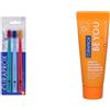 Curaprox Be You Pure Happiness Pesca E Albicocca Dentifricio 10ml + Spazzolini CS 5460 Trio Ultra Soft 1 pz Set