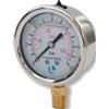 LUISE MANOMETRO D.100 0-12 BAR 1/2 ATTACCO RADIALE INOX GLICERINA