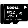 Hama - MicroSDXC 256 GB C10 UHS-I 80 MB/s, CIN Adattatore SD