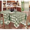 Confezioni Giuliana - Copritavolo tovaglia jacquard cucina tirolese DAMA Verde 100% Cotone Made in Italy - 150x300