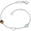 Engelsrufer - Braccialetto Argento Sterling Non è Un Gioiello Donna, Multicolore, 17 + 2 cm - ERB-LILGEM-3ST-01