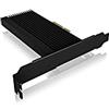 ICY BOX NVMe M.2 SSD a PCIe 4.0 X4 con dissipatore di calore in alluminio per Key-M con USB C