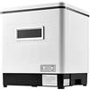 NadineDutol Mini lavastoviglie portatile, 1500 W, lavastoviglie compatta, 220 V, funzione di asciugatura e luce per appartamenti, dormitori e camper