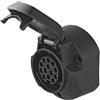 Ryme Automotive Base Spina Rimorchio Femmina 13 Poli con Coperchio - Connettore Europeo - Presa Spina Rimorchio - Connettore 13 Vie - Caravan 13 Pin