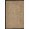 andiamo Zerbino Premium Wash & Clean - resistente zerbino ingresso casa - come zerbino interno o come zerbino esterno coperto - zerbino assorbente 40 x 60 cm beige