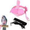 PHCOZY 1 Pcs Pettorina e guinzaglio per Uccelli Pappagallo, Corda Regolabile per addestramento al Volo per pappagalli Corda di Nylon per Uccelli Kit Imbracatura e guinzaglio per Uccelli