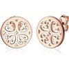 Elli Orecchini da Donna in Argento 925, Oro Rosa