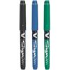 PILOT V Sign Pen - Pennarelli a punta fine, punta da 2,0 mm, spessore tratto 0,6 mm, confezione da 3 pezzi, nero, blu e verde
