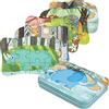 BBLIKE Puzzle per bambini, puzzle dinosauro per bambini, 5 immagini puzzle, adatto per ragazzi e ragazze, puzzle in legno a partire dai 3 ai 4 e 5 anni (Elefante)