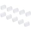 YOKIVE 120pz Silicone Tappi, LED Tubo Striscia Estremità Cappuccio Coperchio Impermeabile, Ottimo per Ufficio, Casa (Bianco, Adatto per 3528/2835/3014 10 mm Largo Striscia)